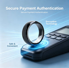 NFC Full Ceramic Smart Ring Compatible with NFC 216 Enabled Phones and Devices Programmable for Bussiness Access control tag