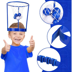 2 Pack Head Hoop Basketball Party Game for Kids Adults Adjustable
