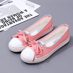 New Women Shoes Fashion Canvas Shallow Casual Shoes for Woman Comfort