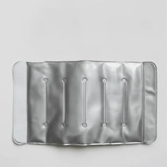 Rapid 33cm x 18cm Wine Cooler Bag Reusable Silver Finish Insulated Wine Sleeve Ice Less Refrigerant Gel Gel Cooler Wrap Barbecue