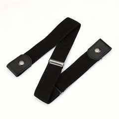 Traceless Invisible Elastic Belt Women's Belt Jeans Pants Men's Elastic Belt