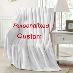 1 Piece of Customized Personalized Blanket Upload Pictures DIY Flannel