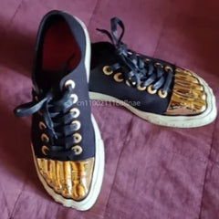 New Men's and Women's Gold Toed Board Shoes, Adult Lace Up Flat Cloth