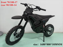 New Off Road Motorcycle Speak 6000W Powerful Motor 72V25AH Battery 75km/h Electric Bicycle 17inch Tire Mountain Electric E-bike
