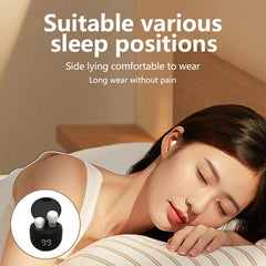 Super Bass Sleep Headphones Wireless Bluetooth Earphones With Mic Sports Earbuds Noise Reduction Mini HD Headset For Smart Phone