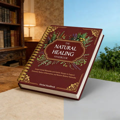 Spiral Bound Herbal Healing Book | Heart Health Blood Pressure Focus Recipes