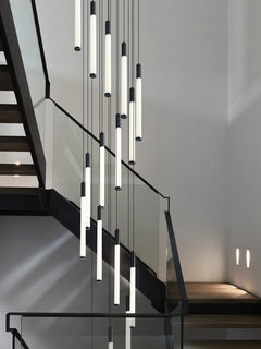 Modern Lighting Long Staircase Pendant Light Ceiling Chandelier hanging lights Stair Chandelier