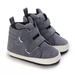 Baby Learning Walk Shoes, Striped PU Sports Shoes for Infants 0-18m
