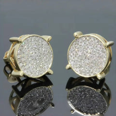 Delicate stud earrings for men and women Square accessories suitable for wedding parties go with everything
