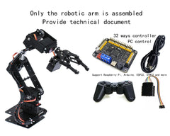 Robotic Arm Kit 6 Dof Programming Robotic Arm DIY kit for Arduino Raspberry Pi Robot For UNO/ESP32 Open Source Code and Tutorial