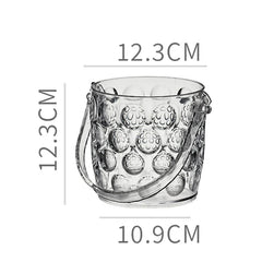 〔HM4〕Transparent Wine Ice Cooler For Party Home Whisky Ice Bucket Ice Champagne Bucket Thermal Beer Bucket Bar Accessories