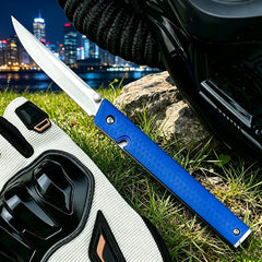 7096 Folding Knife Portable Tool Pocket Knife 8Cr13MoV steel Blade Nylon Fiber Handle Outdoor Hunting for Hiking Tool
