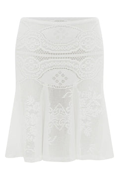 Wj Twisted V-Neck Sleeveless Top with Hollow-Out Crochet Fishtail Skirt Two-Piece Set, Hollow-Out Jacquard Flared Fishtail Skirt, Slim-Fit Waist-Cinching Tank Top, Slim-Fit Sleeveless Crochet See-Through Fishtail Skirt