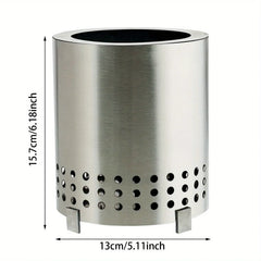 Camping Stove Tabletop Pit with Stand Outdoor Fireplaces Heater for