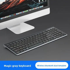Wireless Bluetooth Dual Mode Keyboard Mouse Set Ultra-Thin Rechargeable Long Battery Life Silent