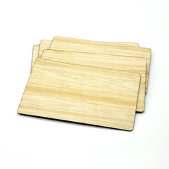 Hotel RFID Access Control NFC Wooden Cards 13.56MHz NFC215 Chip Eco-Friendly Material Wholesale Custom Logo NFC Wooden Tag Card