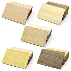 Hotel RFID Access Control NFC Wooden Cards 13.56MHz NFC215 Chip Eco-Friendly Material Wholesale Custom Logo NFC Wooden Tag Card