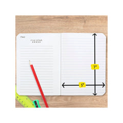 1pcs Mini Composition Notebook With Lined College Ruled Paper, Hard Cover, Assorted Color, Durable Sewn Pages, Non Toxic, School