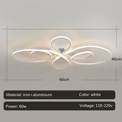 Low Floor Living Room Ceiling Lights Remote Control Modern LED Surface Mounted Light Fixture Dining Room led Ceiling Lamps Dimme