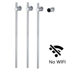 Modern Electric Heated Towel Rack Wall Mounted Bathroom Towel Warmer Heated Towel Rail Heater 3Bars Stainless Steel 220V/110V