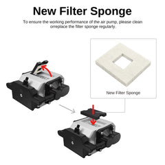 LASER TREE Air Assist Compressor DC 24V Laser Air Assist Pump for Laser Cutter and Engraver Adjustable 10-30 L/Min