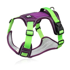 Tactical No-Pull Dog Harness Reflective Heavy Duty Oxford Cloth Waterproof Medium Large Breed Outdoor Walking Pet Vest Harness
