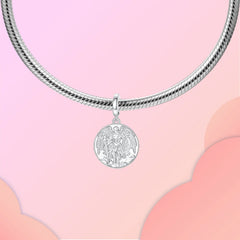 925 Sterling Silver Archangel St. Michael Warrior Angel Pendant Symbol Charm Fit Original Charm Bracelets Women DIY Jewelry Gift