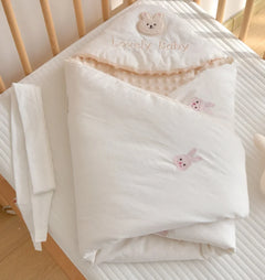 Newborn Baby Blanket Envelope Baby Receiving Blankets Boy Girl Cotton Soft Infant Swaddle Wrap Blankets For Stroller Crib Stuff
