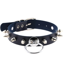 1pc Harajuku Gothic Spike Rivet Star Necklaces Collares Hip Hop Rock