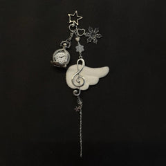 Original Hollow Heart Pocket Watch Chain Keychain Design Steampunk Clock Vintage Necklace Pendant Jewelry Watch Men Women Gift