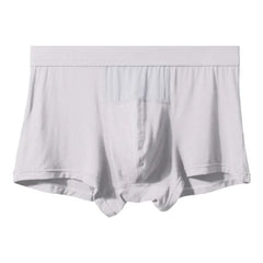 Men's Underwear - Silk Flat-front Briefs - Modal Four-Piece Briefs - Summer Breathable - Summer Lightweight Underpants
