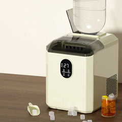 Household Portable Ice Maker, 24 ice Cubes In 9 Minutes, Self-Cleaning, Very Suitable For Kitchen/Office/Bar Energy Efficient