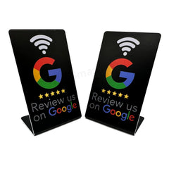 NFC Stand 13.56MHz Programmable Google Reviews NFC Stand Table NT/AG215 504 Bytes Google Review Display NFC Card Reviews Stand