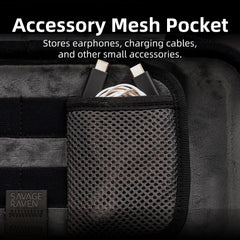 Savage Raven by Skull & Co. EDC Case Carrying Pouch Portable Hard Shell Storage Bag for Nintendo Switch 2