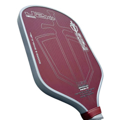 SWORD&SHIELD J2K+ Aramid Fiber Pickleball Paddle, Polymer Honeycomb Core, Large Sweet Spot, Thickness 16MM, Textured Surface