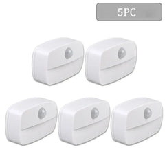 LED Night Light with Motion Sensor Cabinet Lamp Wireless Bedside Nightlight Battery Power For Bedroom Closet Stairs Lighting