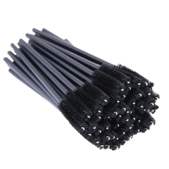 New 5/25/50Pcs Wholesale Crystal Eyelashes Brush Applicator Eyelash Brushes Plastic Mascara Wand Lashes Extension Makeup Beauty
