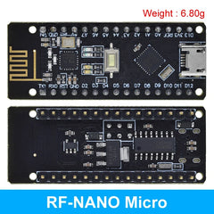 TZT 1/3PCS RF-Nano for Arduino Nano V3.0, Micro USB Nano Board ATmega328P QFN32 5V 16M CH340, Integrate NRF24l01+2.4G wireless