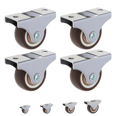 4pcs 1 Inch/1.25 Inch/1.5 Inch/2 Inch Universal Casters Furniture
