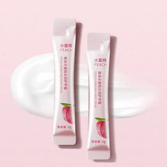 A Box of 20 Peach Moisturizing and Hydrating Hand Creams, Portable Moisturizing Sticks, Suitable as Hand Cream, Face Cream, and Body Lotion, Ideal as Souvenirs and Gifts.
