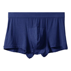 Men's Underwear - Silk Flat-front Briefs - Modal Four-Piece Briefs - Summer Breathable - Summer Lightweight Underpants