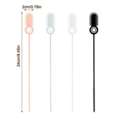 2Pcs Reusable Straw Cleaning Brush Long Household Drinking Straw Cleaner Brush Cleaning Tool Bottle Cleaning Brush
