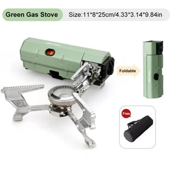 Camping Gas Stove 2670w Portable Folding Cassette Gas Burner Outdoor