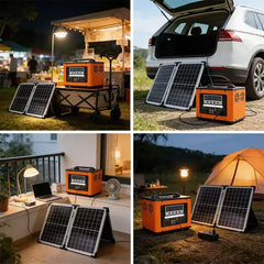 New  600Wh LiFePO4 220V High Power Portable Power Station 40AH Solar Outdoor Mobile Power Supply Home Emergency Energy Storage