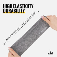 WRELS Sports Headbands Moisture Wicking Sweatbands for Running Breathable Headbands Elastic Non Slip Hairband for Women and Men