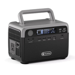 230.4Wh LiFePO4 Portable Power Station, 300W (600W Peak) Solar Generator with AC Outlets, 9-Port Battery Backup for Outdoor Camping, RV Trip, Hurricane Emergency & Home Use, Ultra-Lightweight 7.05 Lbs