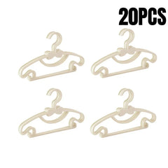 5-50pcs Baby Hangers Plastic Kids Clothes Storage Hanger for Nursery
