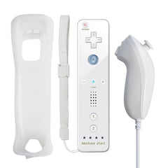 Controller for Nintendo Wii, Wii Remote with Silicone Case and Strap Compatible with Nintendo Wii/Wii U/Wii Mini with Motion