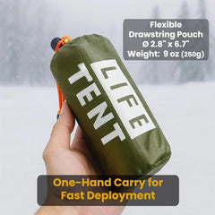 2-Person Emergency Tent Waterproof Camping Travel Pergola Family