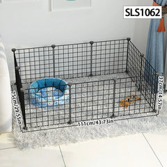 Dog cage Wire mesh fence indoor teddy animal escape barrier